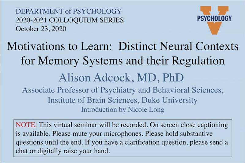 Motivations to Learn: Distinct Neural Contexts for Memory Systems and their Regulation