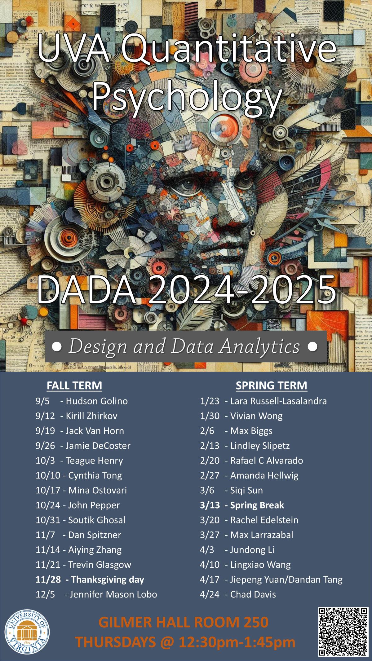 UVA Quantitative Psychology DADA Program 2024-2025